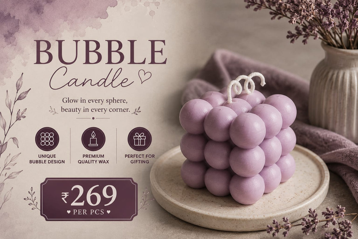 Bubble candle