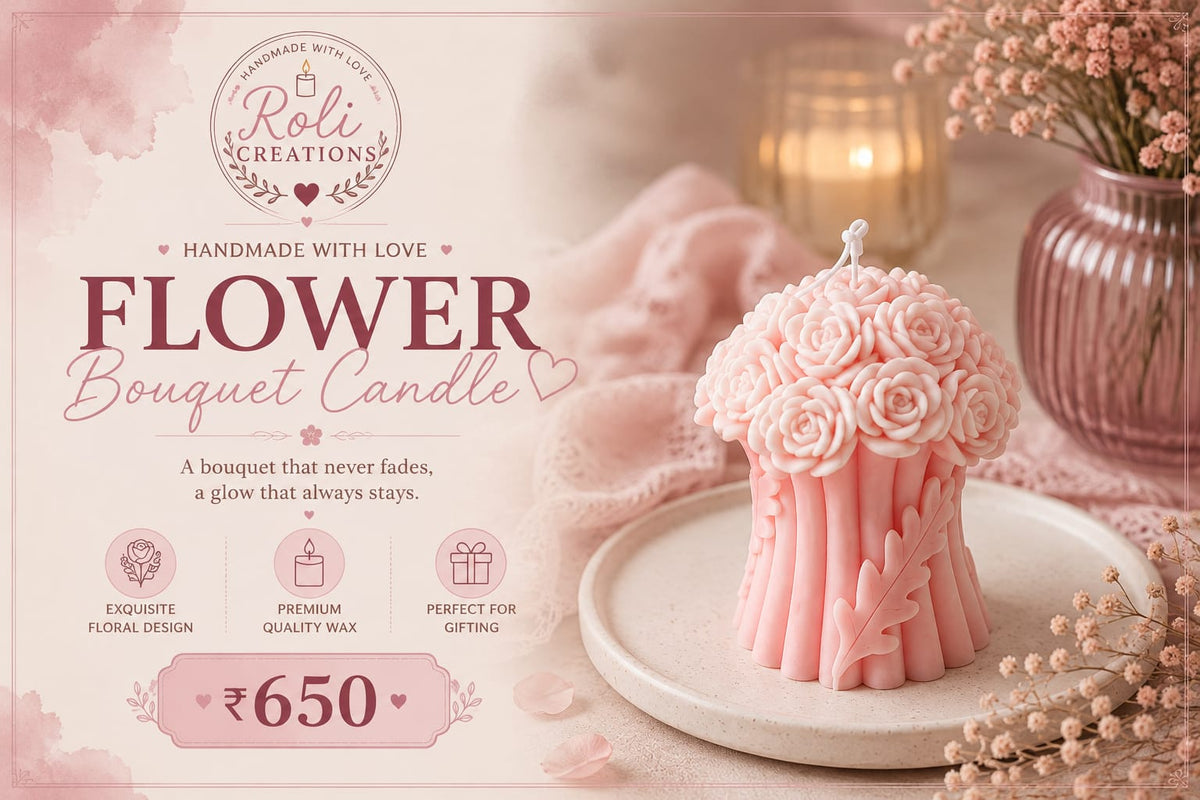 Flower Bouquet Candle
